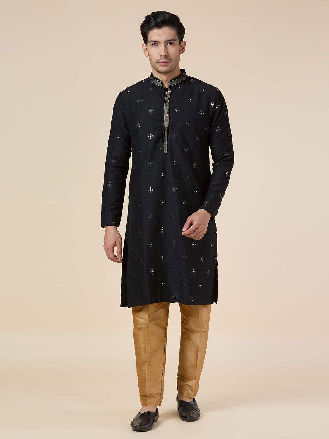 Mens Silk Kurta Set