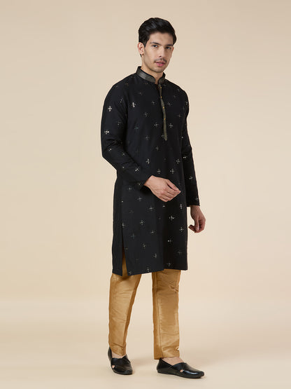 Mens Silk Kurta Set