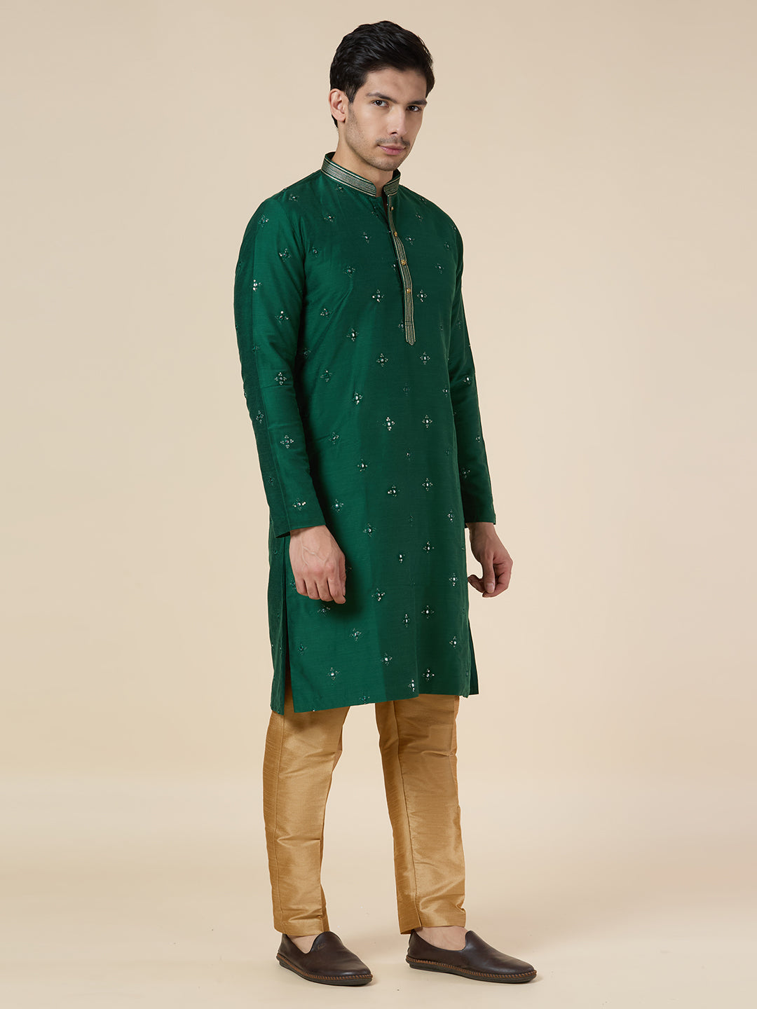 Mens Silk Kurta Set - Roop Darshan