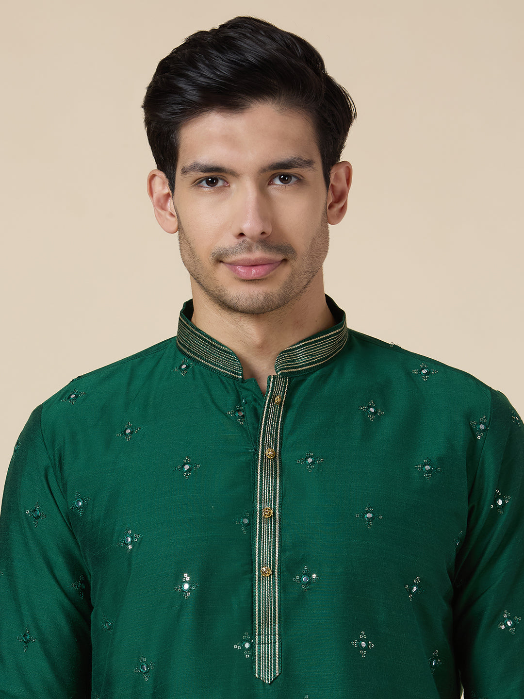 Mens Silk Kurta Set - Roop Darshan