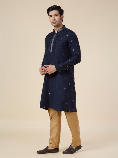 Mens Silk Kurta Set