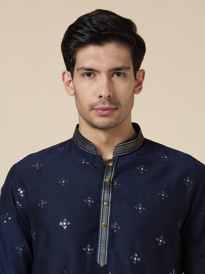 Mens Silk Kurta Set