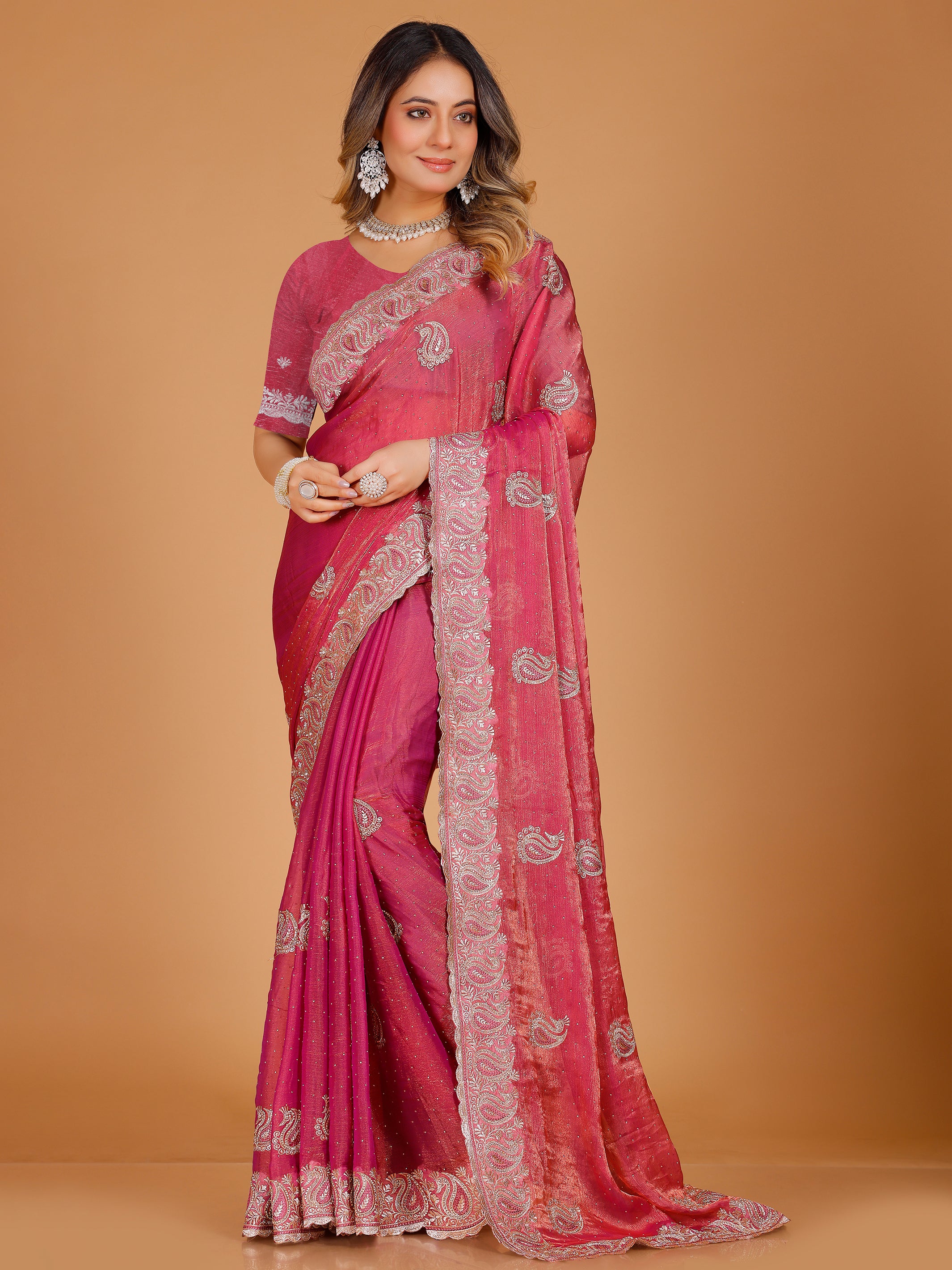 Jemini Saree - Roop Darshan