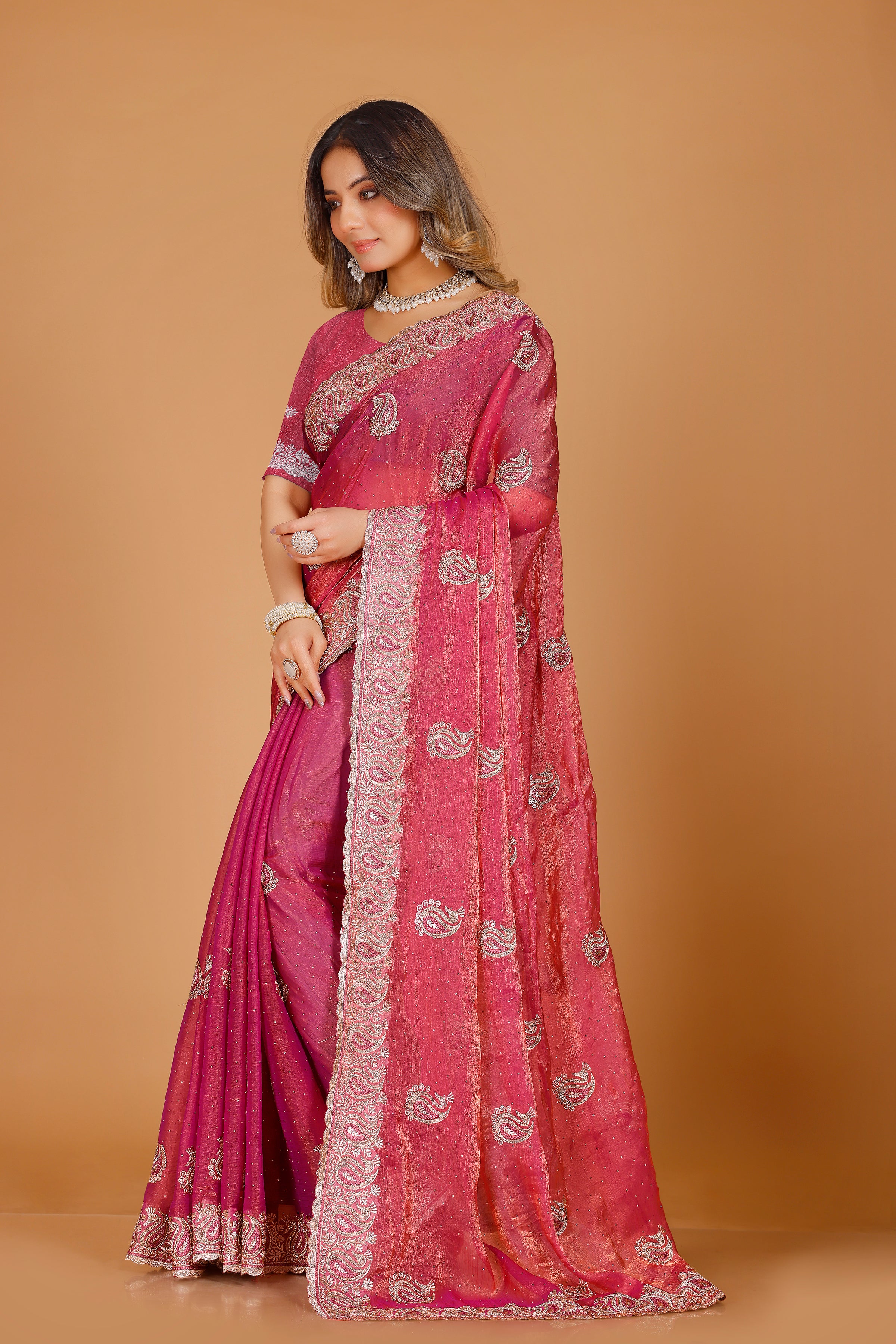Jemini Saree - Roop Darshan