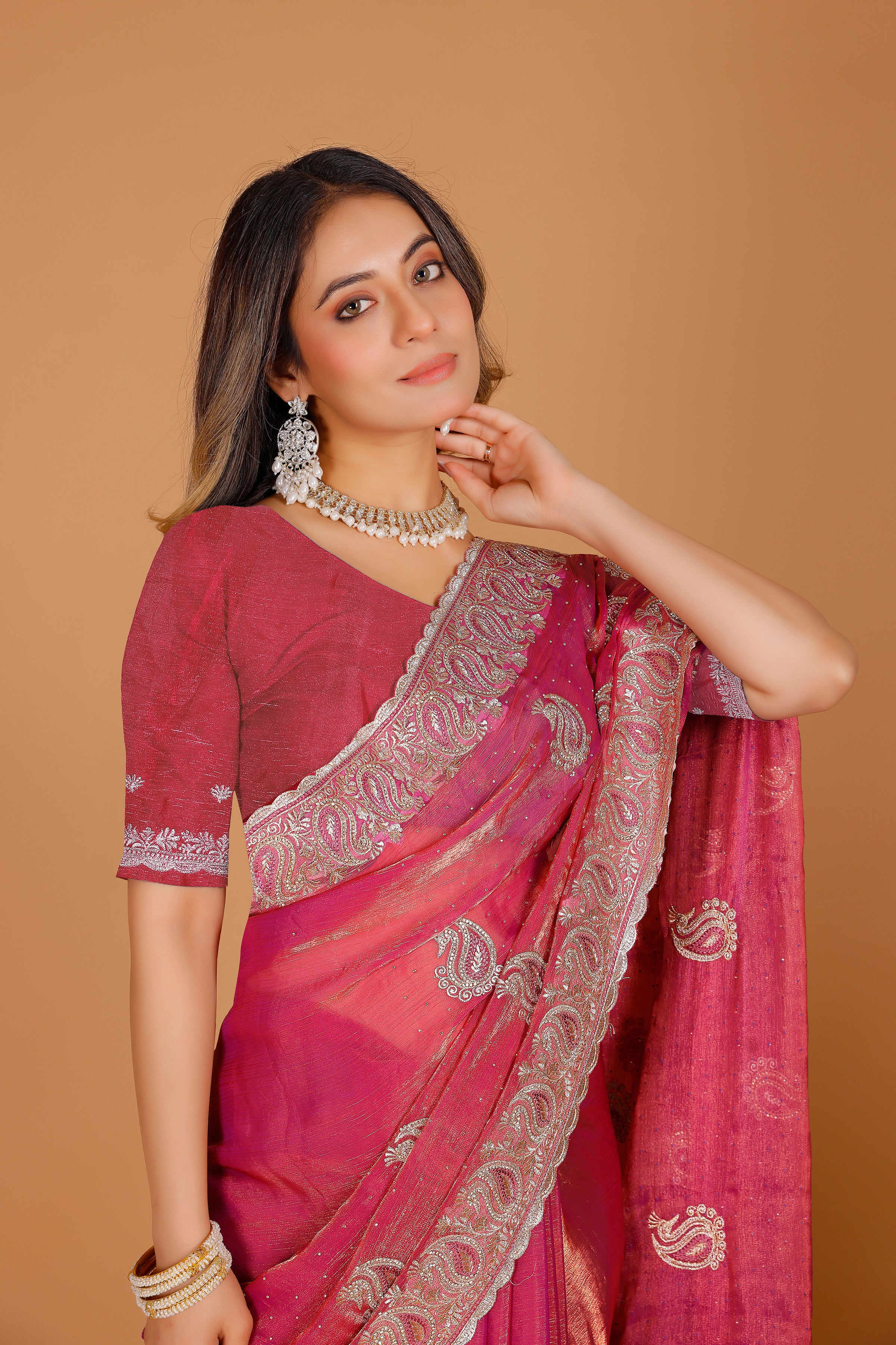 Jemini Saree - Roop Darshan