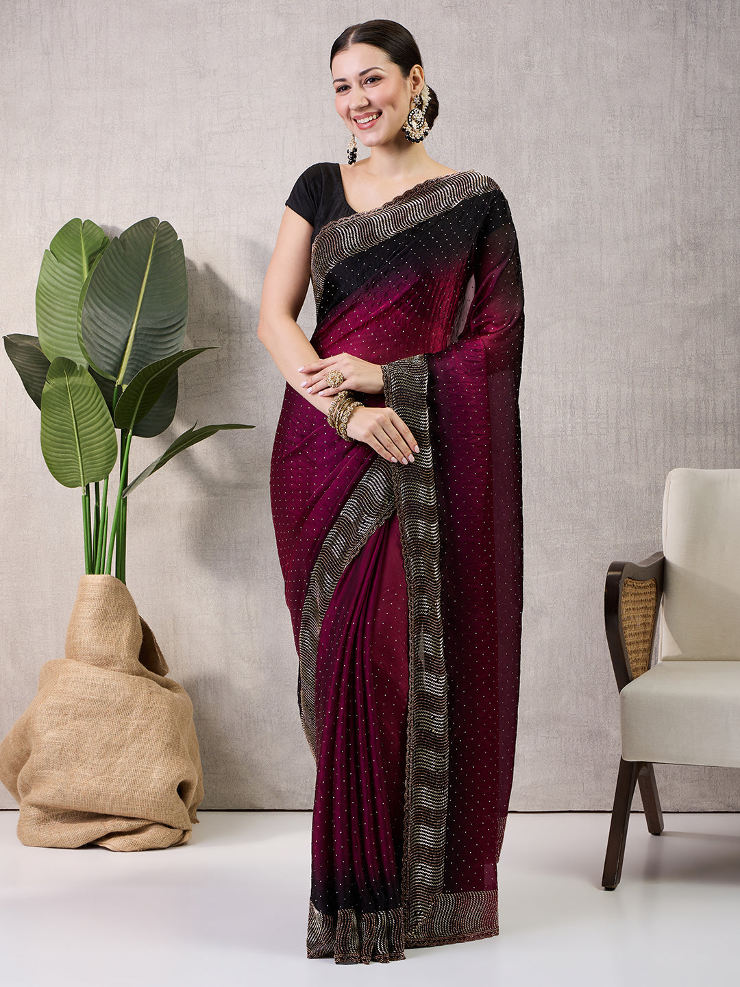Sahana Satin Saree