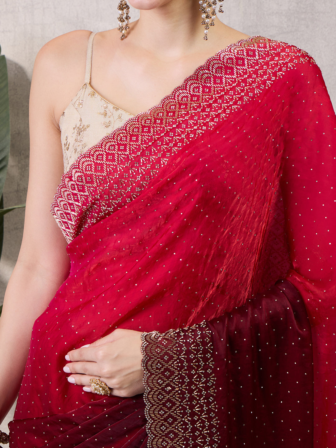 Reshmi Satin Shaded Saree