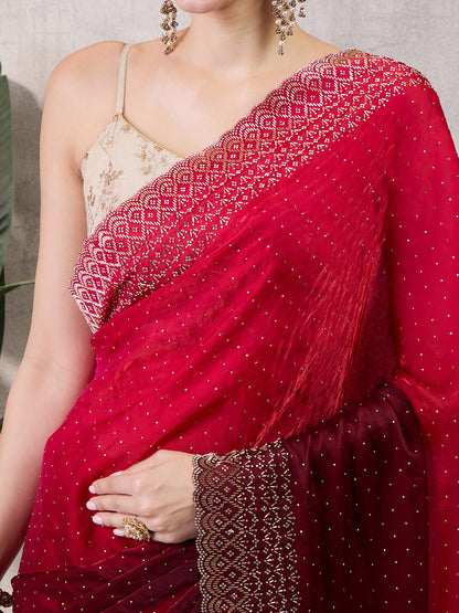 Reshmi Satin Shaded Saree