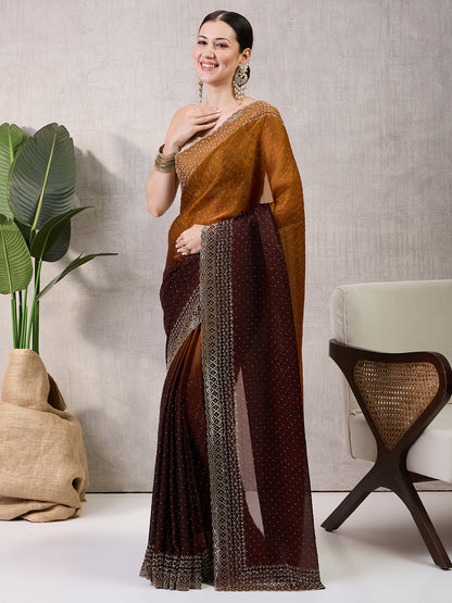 Reshmi Satin Shaded Saree