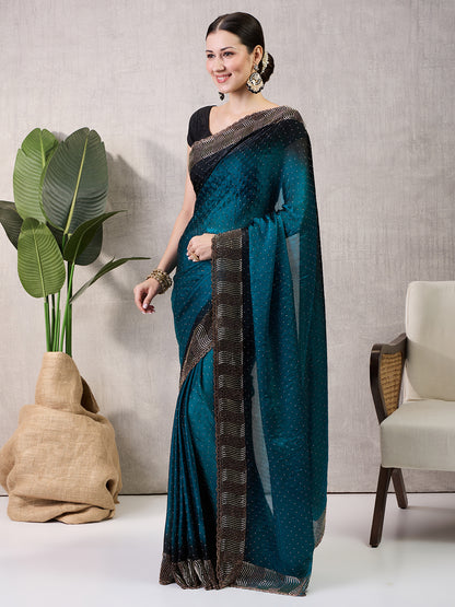 Reshmi Satin Shaded Saree