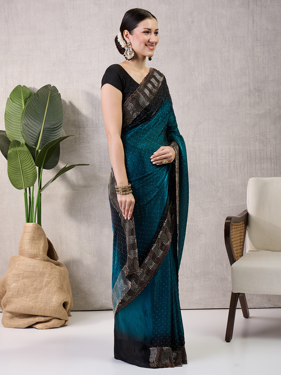 Sahana Satin Saree