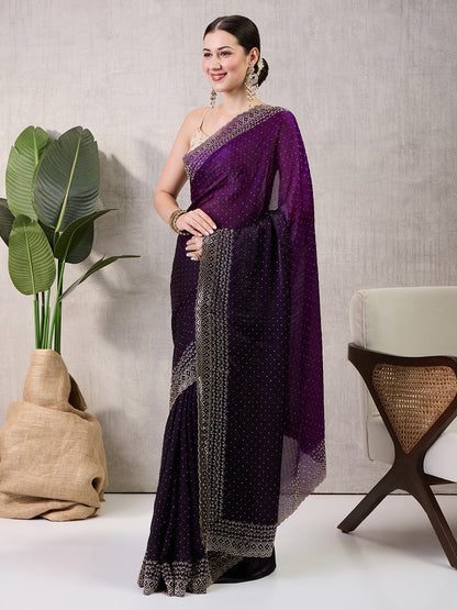 Reshmi Satin Shaded Saree