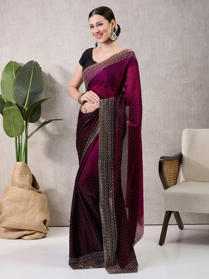 Reshmi Satin Shaded Saree