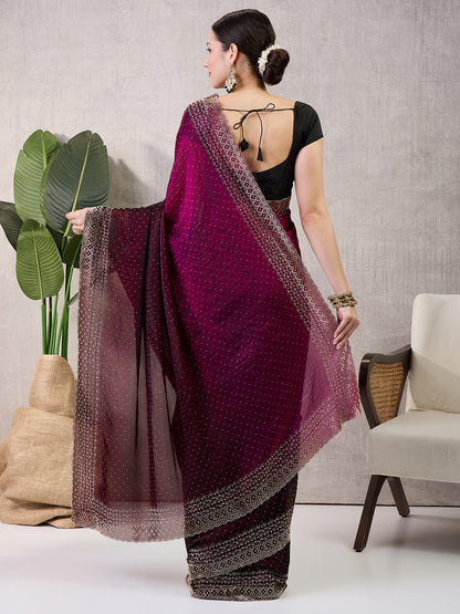 Reshmi Satin Shaded Saree