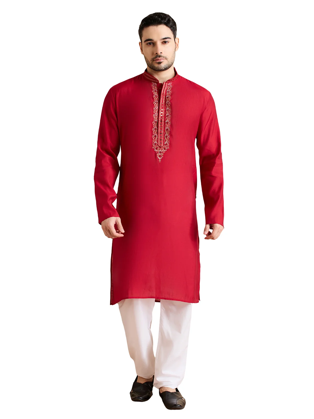 Silk Zari Tiki Kurta Set