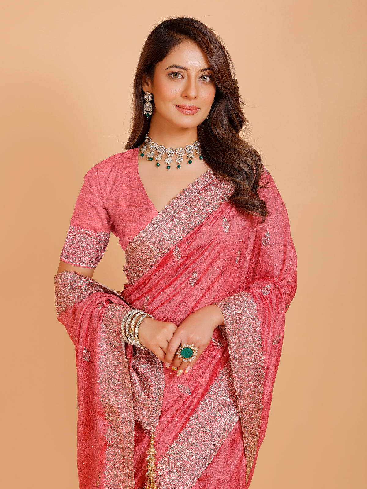 Vanshika Silk Zari Saree