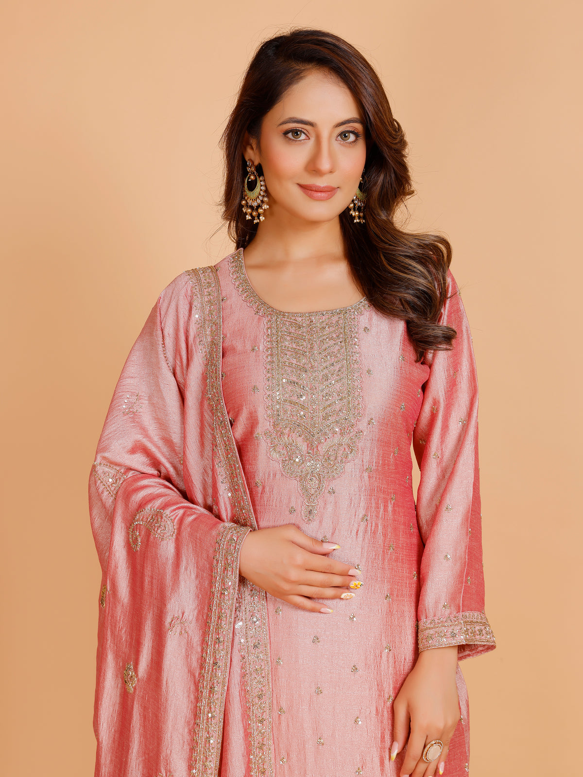 Kashish Silk Straight Suit