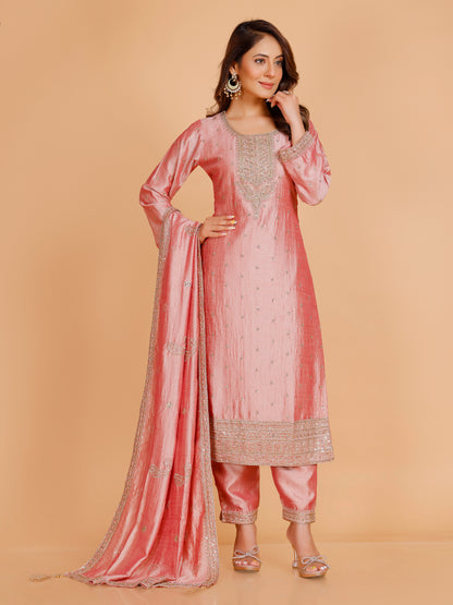 Kashish Silk Straight Suit