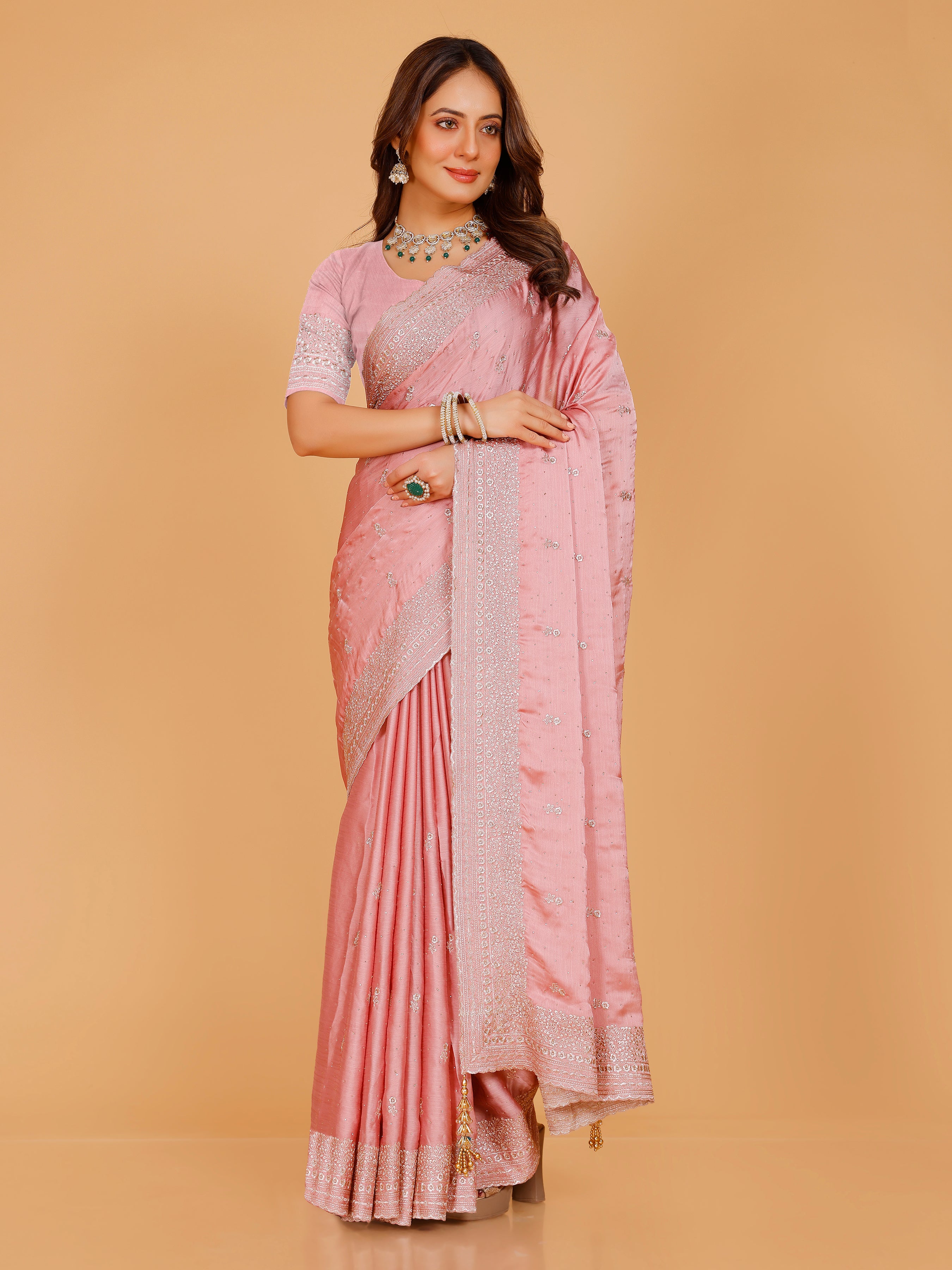 Aadhya Silk Embroidered Saree