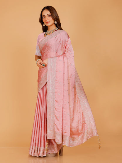 Aadhya Silk Embroidered Saree