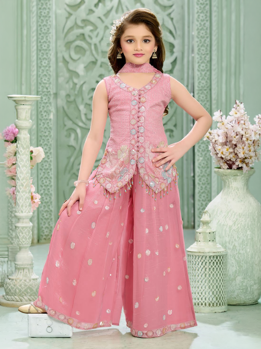 Kia Silk Palazzo Suit