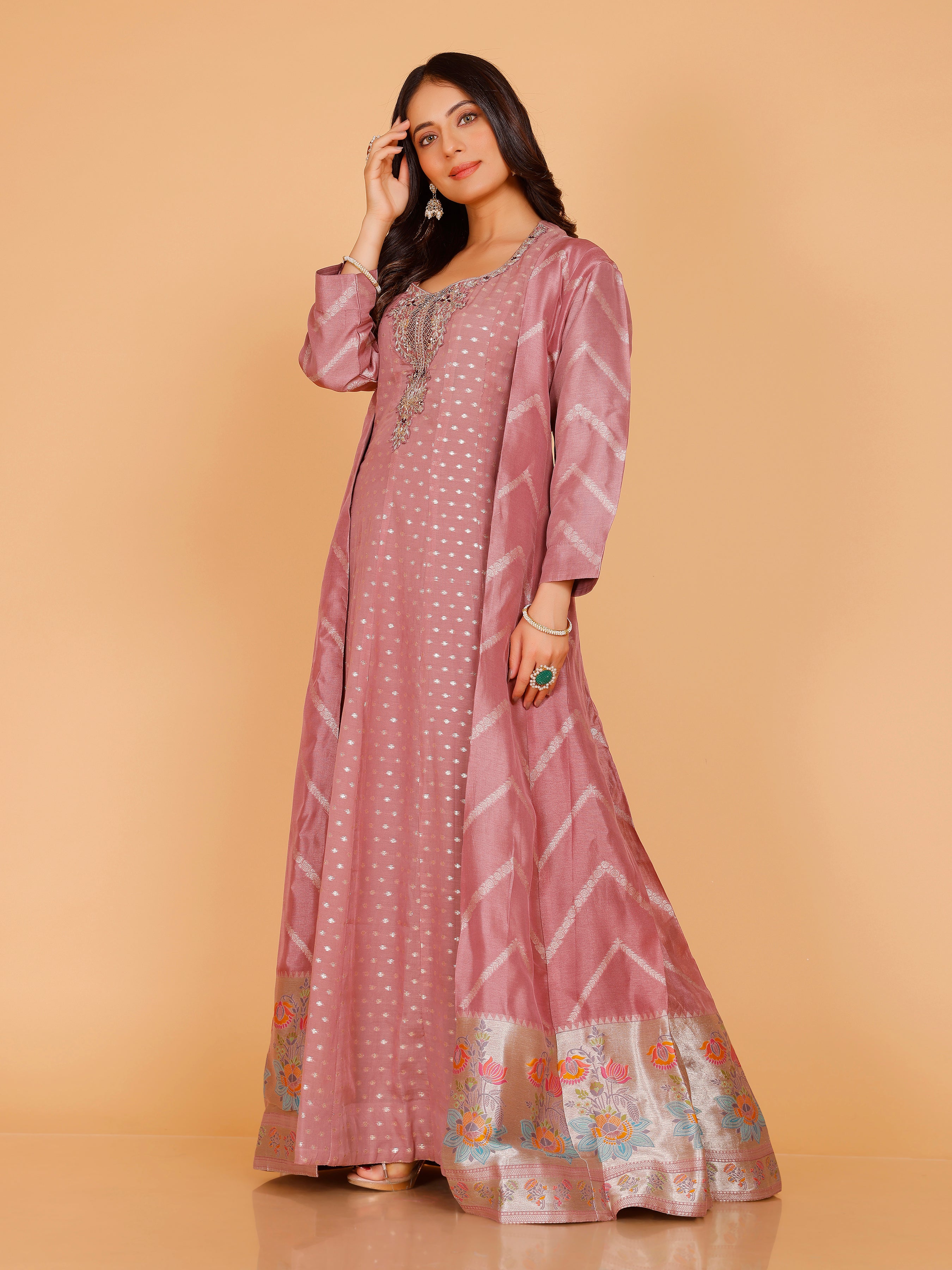 Krisha Flair Suit With Jacket