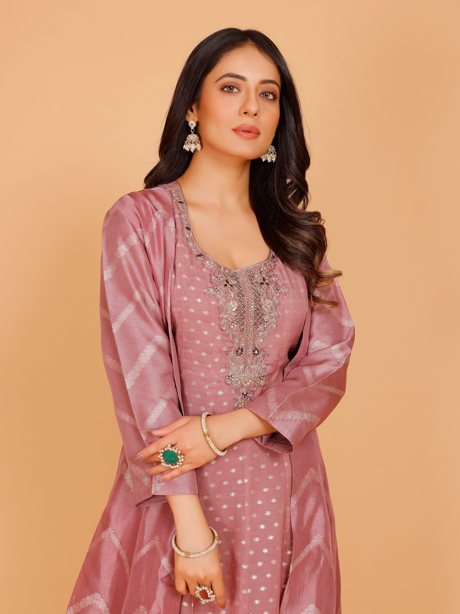 Krisha Flair Suit With Jacket