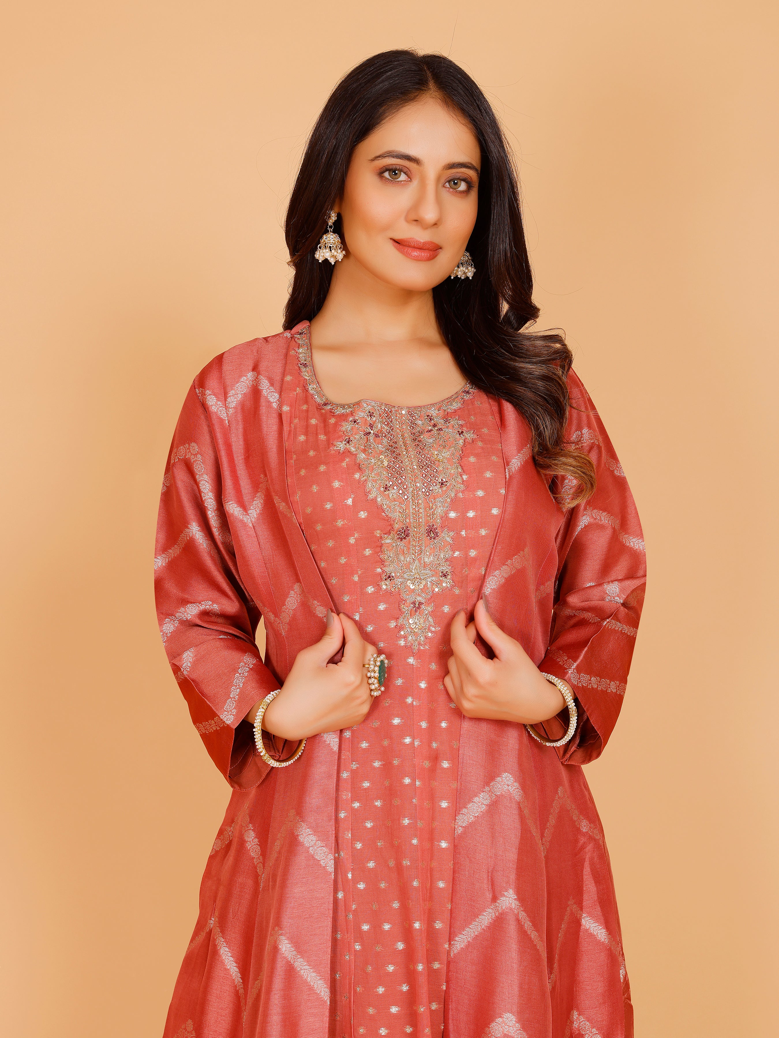 Krisha Flair Suit With Jacket