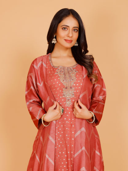 Krisha Flair Suit With Jacket