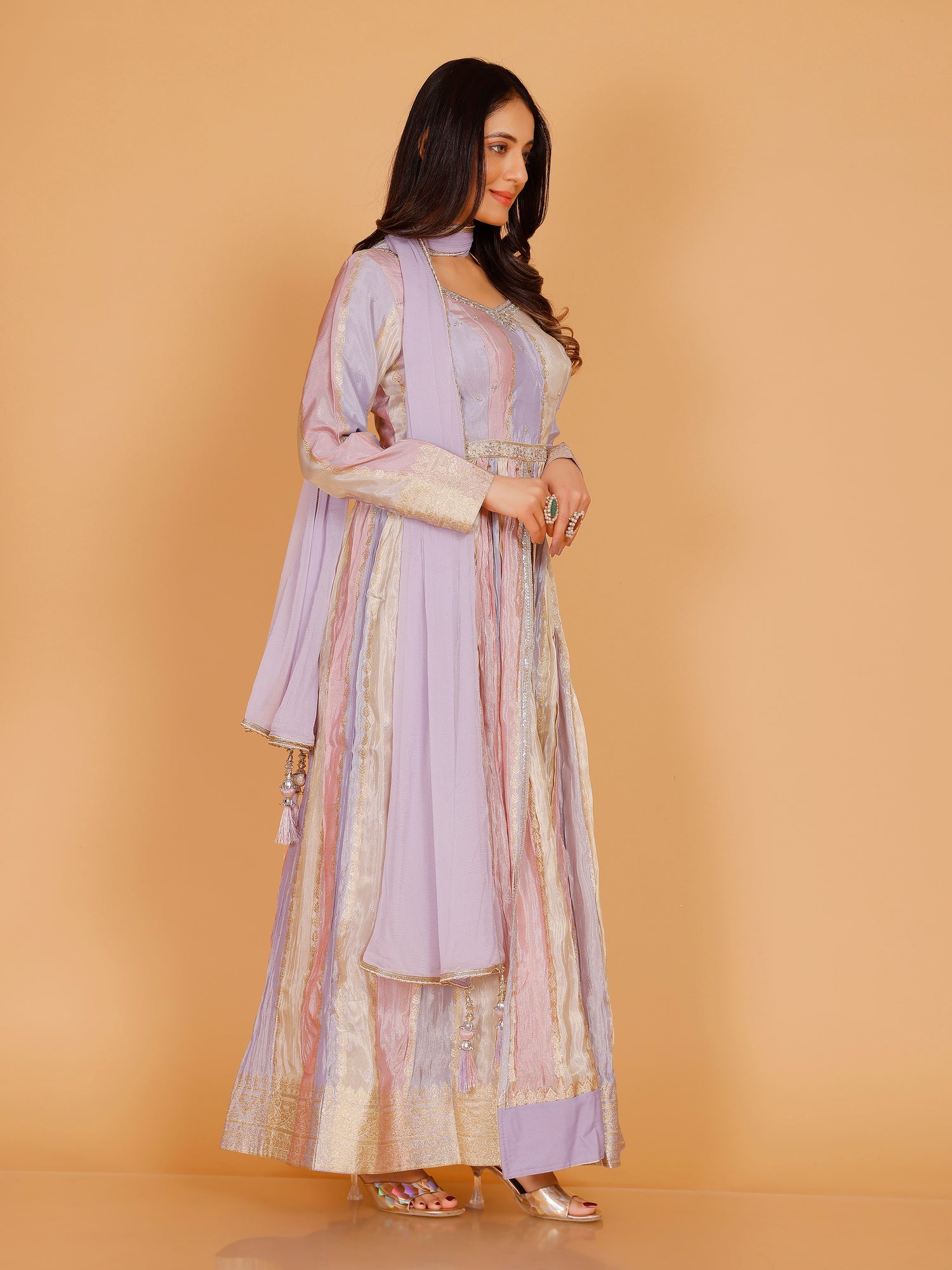 Divya Flair Palazzo Suit