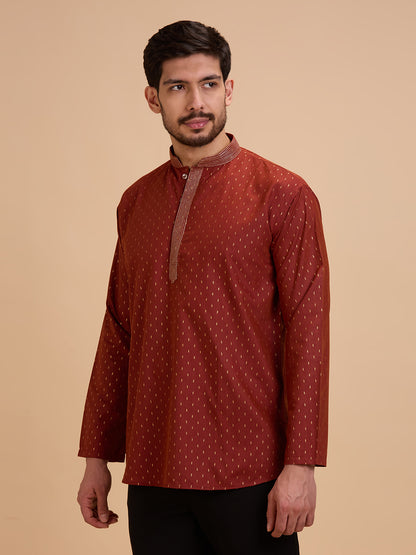 Mens Silk Kurta - Roop Darshan