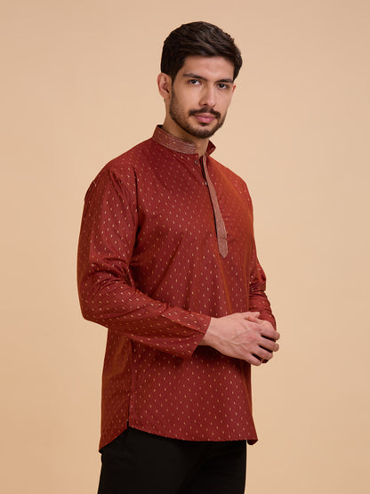 Mens Silk Kurta - Roop Darshan