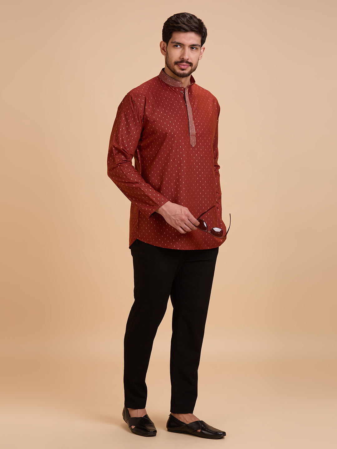 Mens Silk Kurta - Roop Darshan