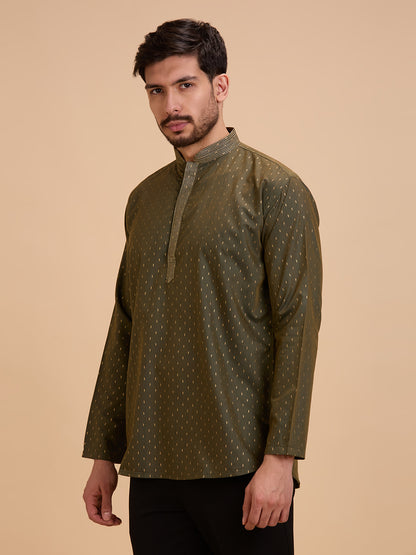 Mens Silk Kurta - Roop Darshan