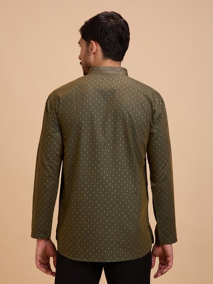 Mens Silk Kurta - Roop Darshan