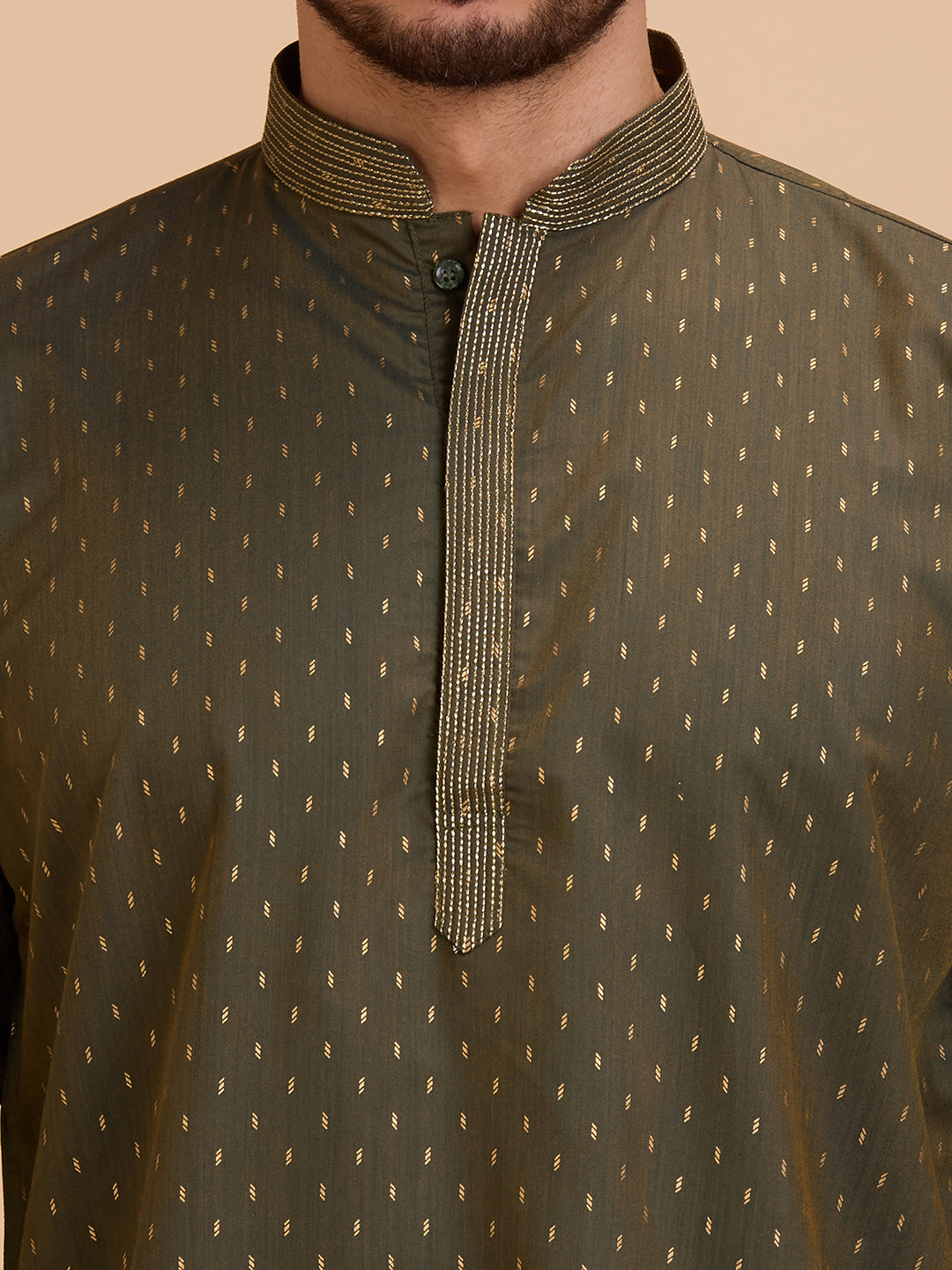 Mens Silk Kurta - Roop Darshan