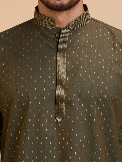 Mens Silk Kurta - Roop Darshan