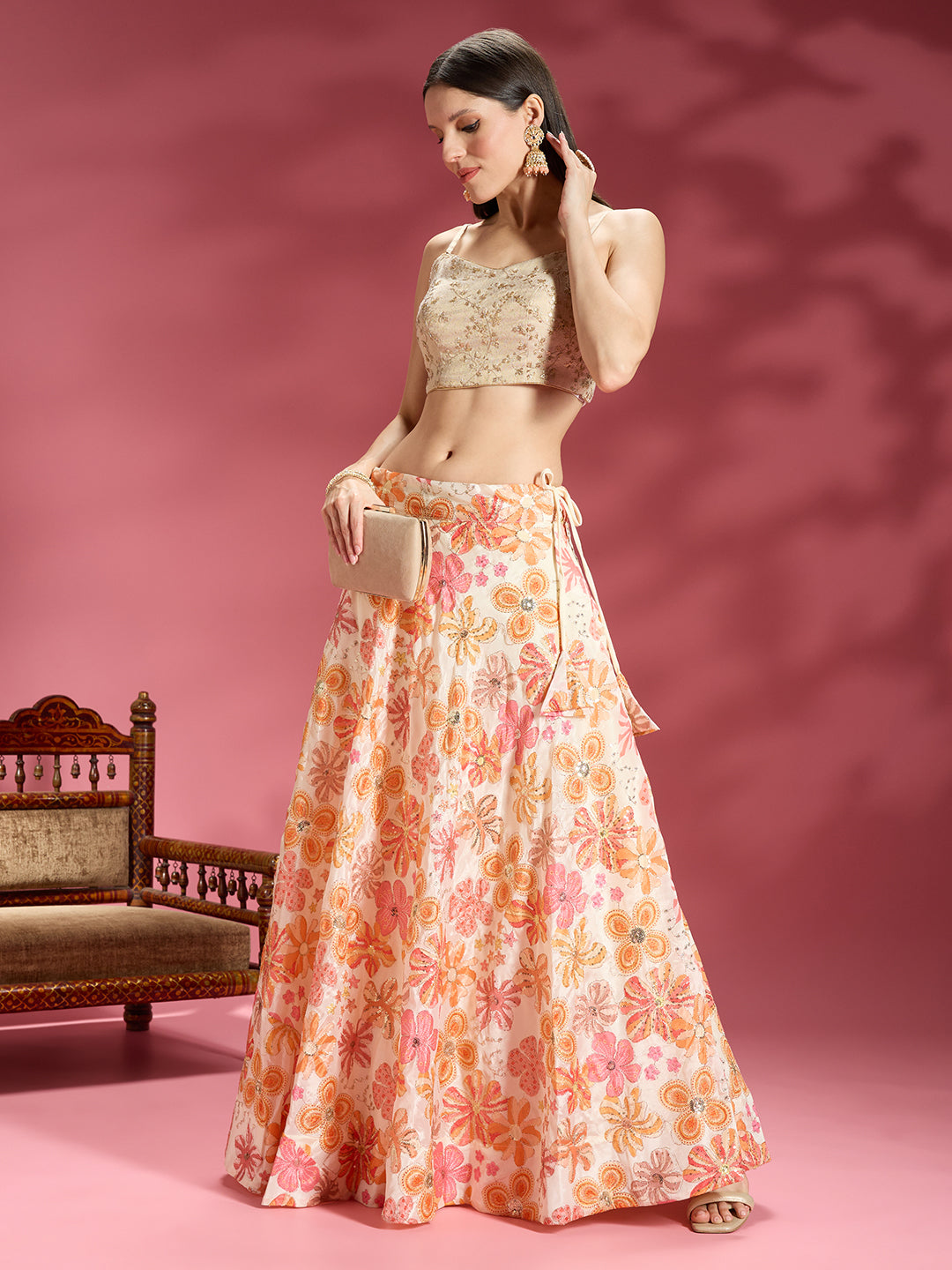 Ananya Silk Skirt