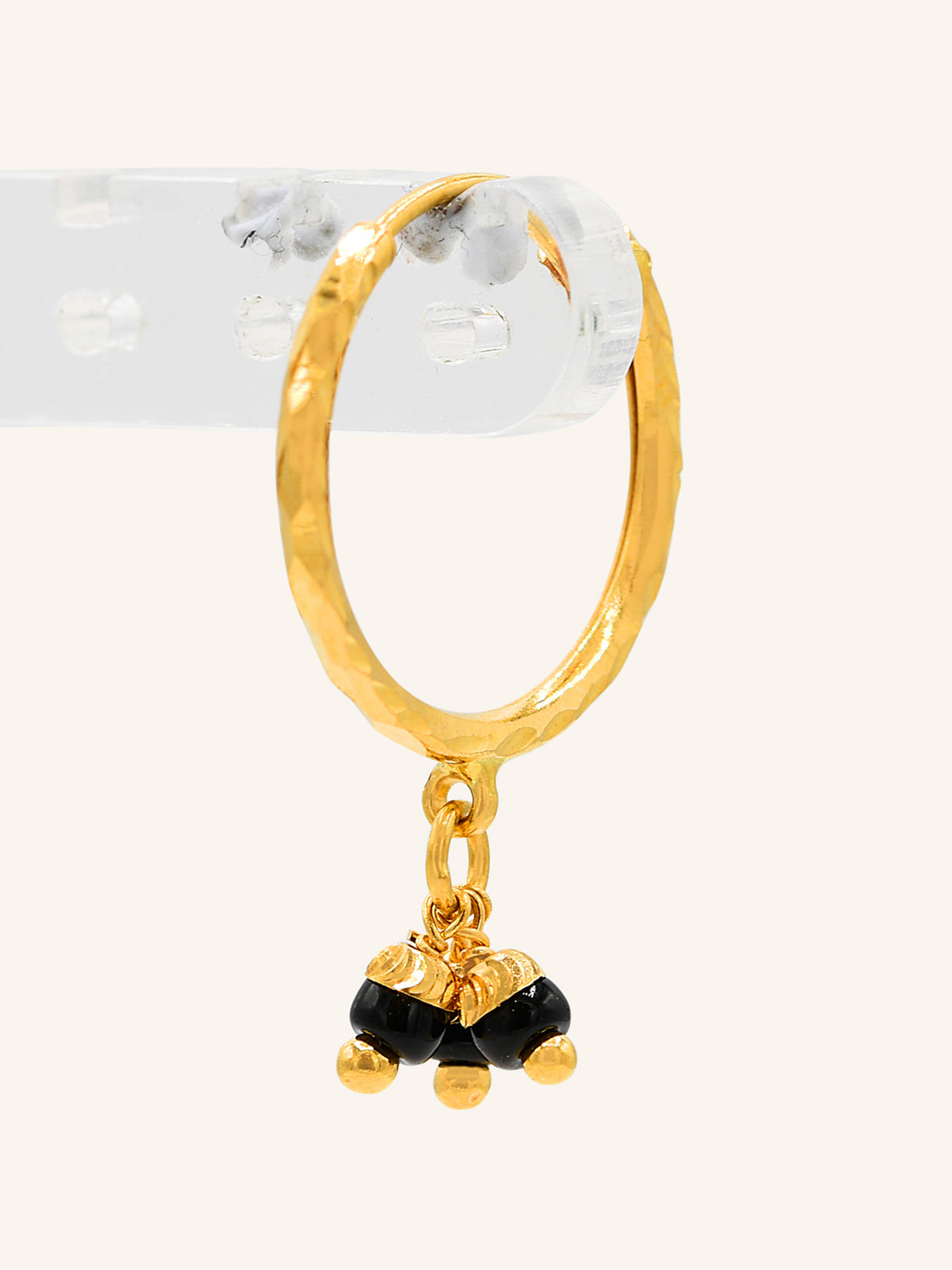 22ct Gold Black Beads Bali
