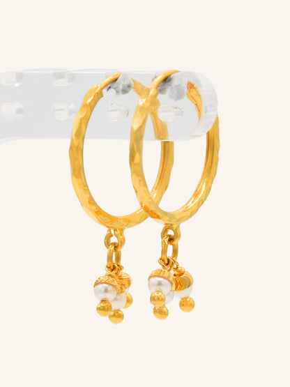 22ct Gold Pearl Bali