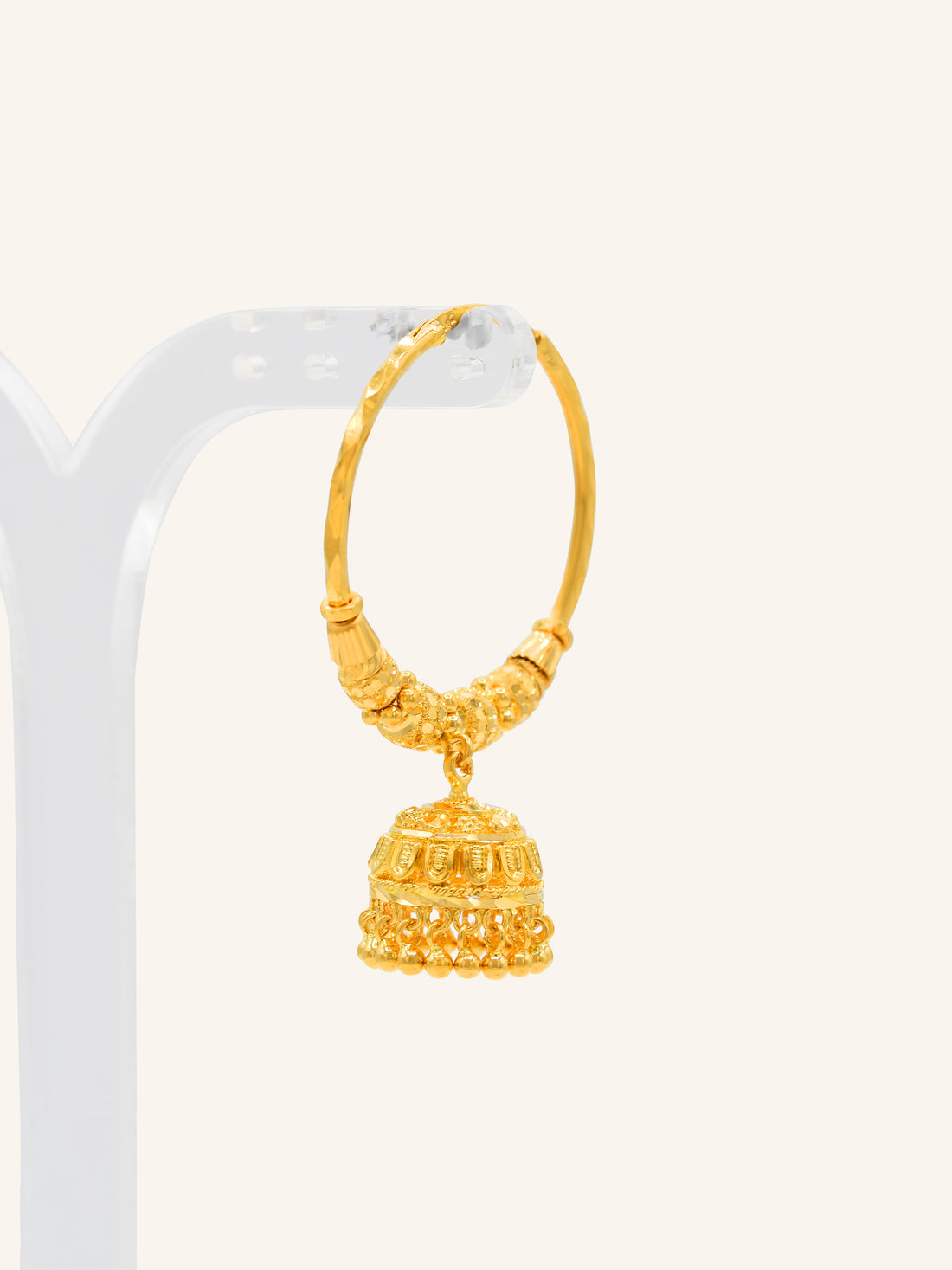 22ct Gold Ball Jhumki Bali
