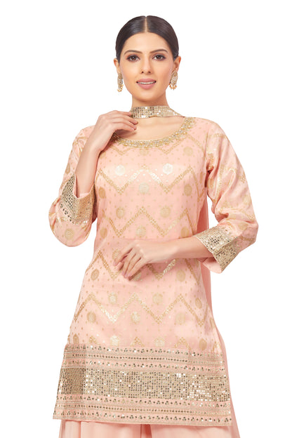 Mittal Palazzo Suit - Roop Darshan