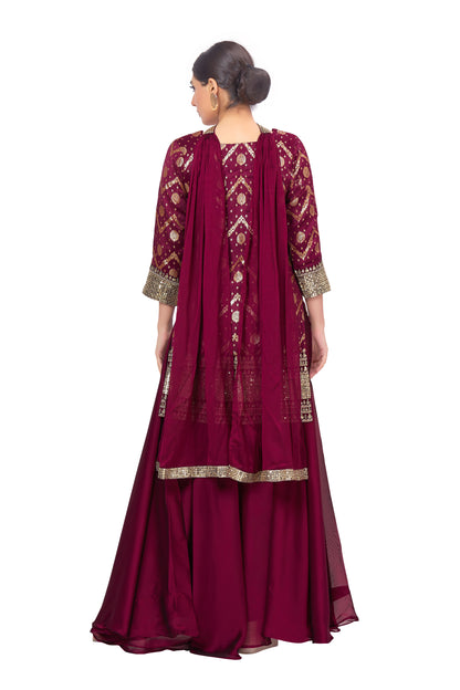 Mittal Palazzo Suit - Roop Darshan