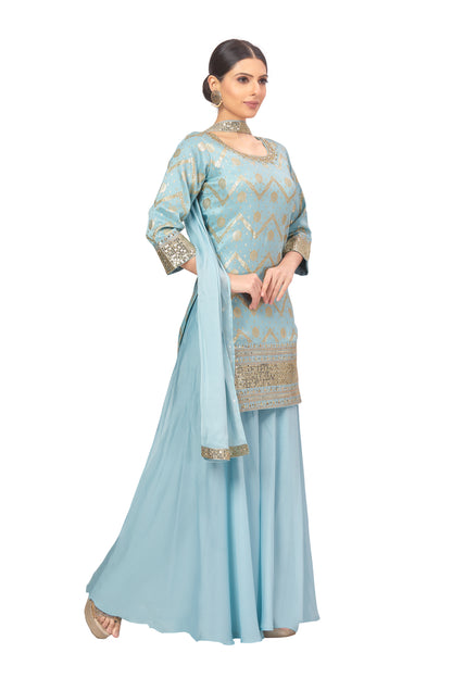 Mittal Palazzo Suit - Roop Darshan