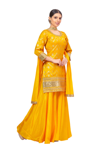 Mittal Palazzo Suit - Roop Darshan