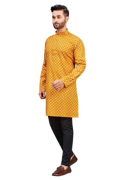 Mens Printed Kurti - Roop Darshan