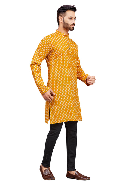 Mens Printed Kurti - Roop Darshan