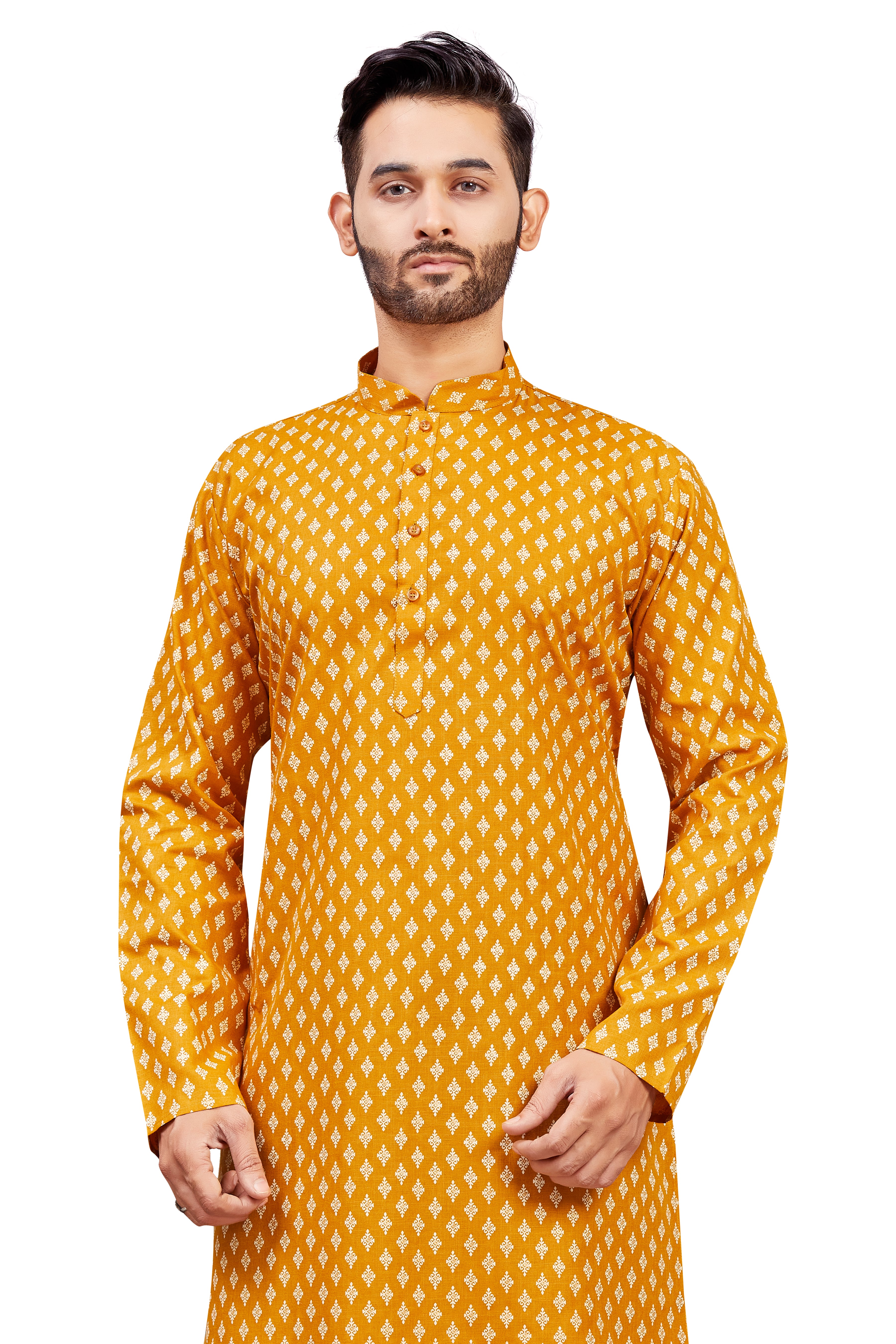 Mens Printed Kurti - Roop Darshan