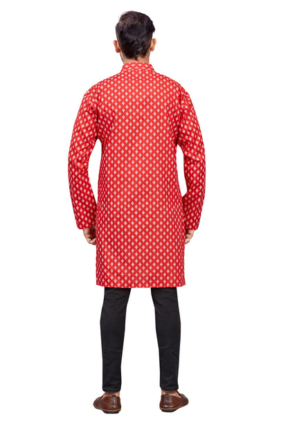 Mens Printed Kurti - Roop Darshan