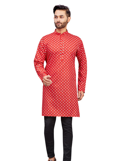 Mens Printed Kurti - Roop Darshan
